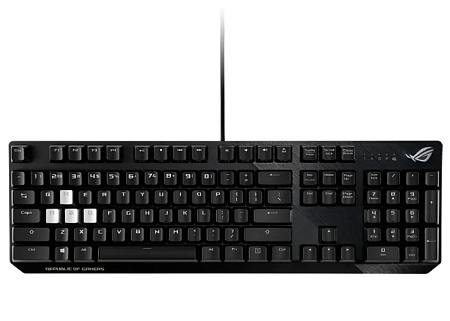 Gaming Keyboard Asus Strix Scope RX, Mechanical, RX Red Optica SW, RGB, PBT, IP57, USB Passthrough, 