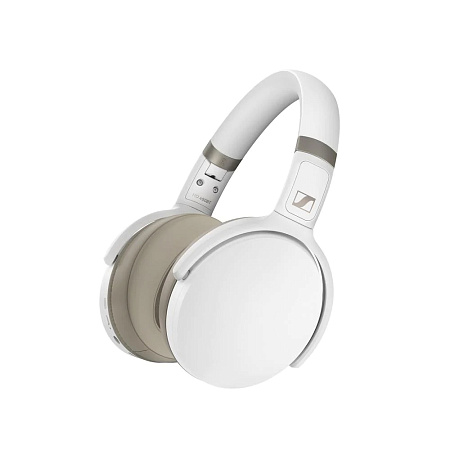 Bluetooth Sennheiser HD 450BT, White, 18—22000Hz, SPL:108dB, Dual omnidirectional microphones