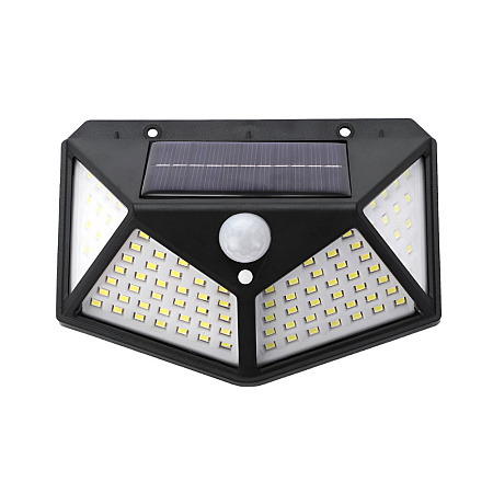 Solar Light 6pcs Set, 1200mAh, 100 LED, Waterproof, Black