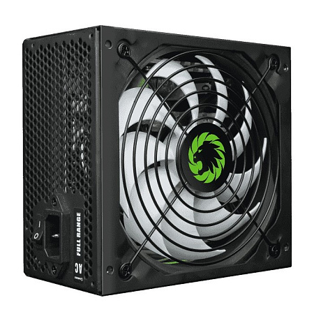 Power Supply ATX 550W GAMEMAX GP-550, 80+ Bronze, 140mm, Active PFC, DC/DC, Flat cable design, Black