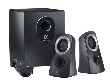 Speakers Logitech Z313, 2.1/25W RMS, Wired RC, Black
