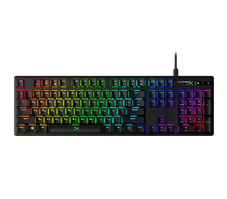 Клавиатура HyperX Alloy Origins, Проводное, Чёрный