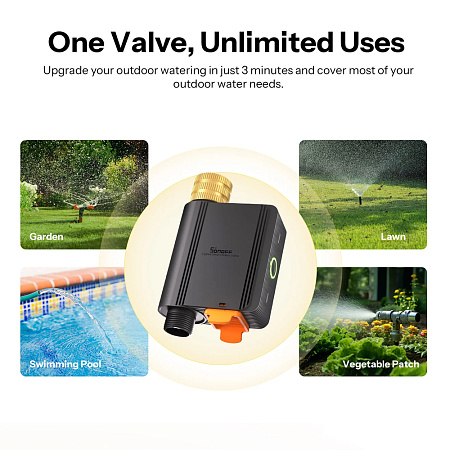 Sonoff Zigbee Smart Water Valve With Flow Meter Hydro ONE SWV-ZFE