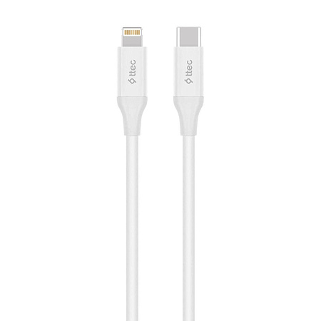 ttec Cable Type-C to Lightning PD 20W (1.5m), White ttec Cable Type-C to Lightning PD 20W (1.5m), White