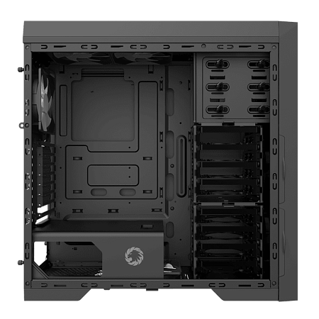 Case EATX GAMEMAX Silent Max, w/o PSU, 0.8mm, 6x120mm fans. PWM Hub, Card Reader, Sound Insulation, 