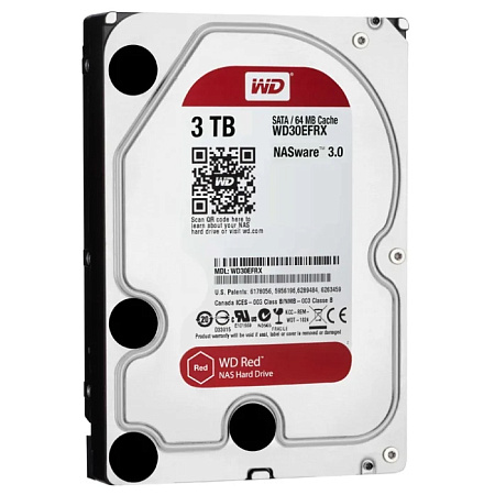 3.5" HDD  3.0TB-SATA-64MB Western Digital "Red Plus (WD30EFRX)", NAS, CMR