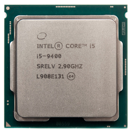CPU Intel Core i5-9400 2.9-4.1GHz (6C/6T, 9MB, S1151, 14nm, Integrated UHD Graphics 630, 65W) Tray