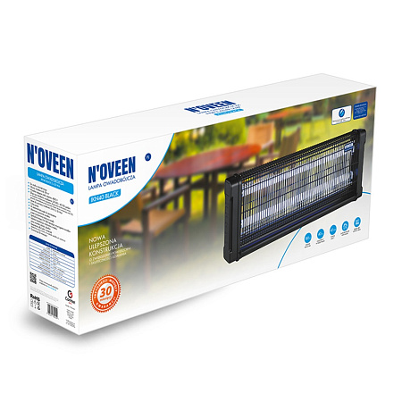 NOVEEN Insect killer lamp IKN40 2x20 Wat, area up to 180 m2