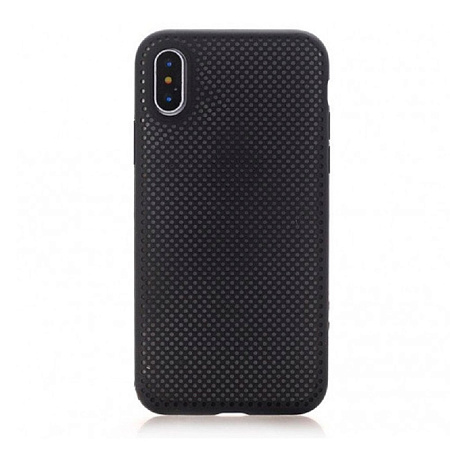 Helmet Case Liquid Silicone Grid Samsung A10, Black