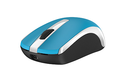Wireless Mouse Genius ECO-8100, 1200 dpi, 3 buttons, Ambidextrous, 81g, BlueEye, Rechargeable, 2.4Gh