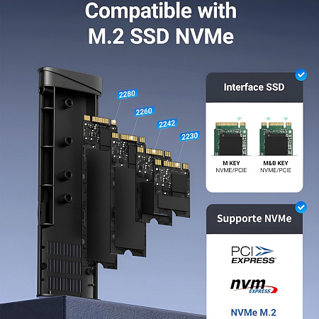 UGREEN CM767 M.2 NVMe SSD Enclosure 10Gbps