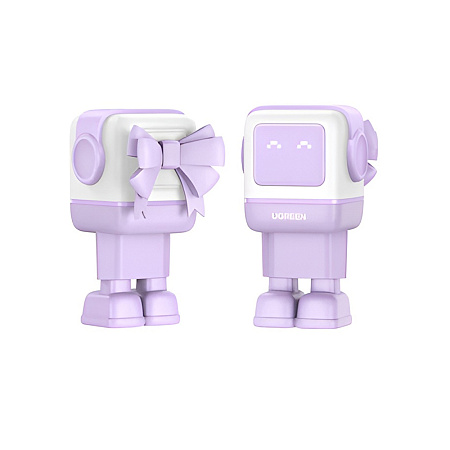 UGREEN Nexode Robot GaN Charger USB-A+2*USB-C 65W, Purple