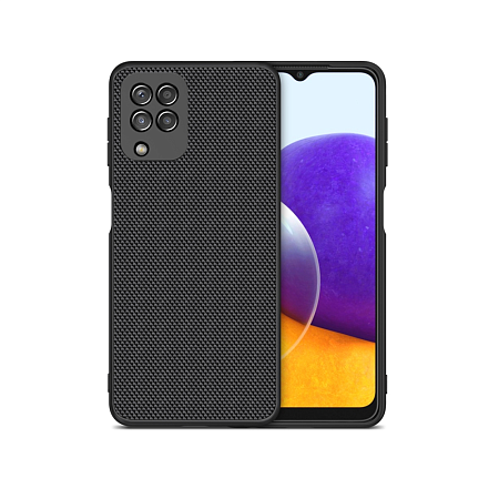 Helmet Case TPU Nylon Samsung Galaxy A21S, Black