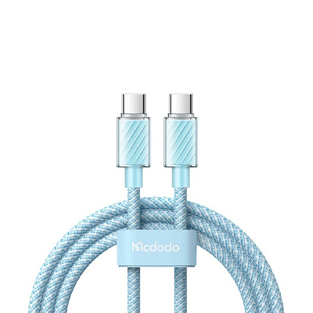 Mcdodo Cable Dichromatic Series Type-C to Type-C 5A 100W 1.2m, Blue Mcdodo Cable Dichromatic Series Type-C to Type-C 5A 100W 1.2m, Blue
