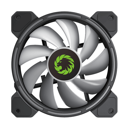 PC Case Fan GAMEMAX FN-12Rainbow-D, 120mm, <25dB, 36CFM, 1100RPM, Hydraulic bearing, Rainbow Ring