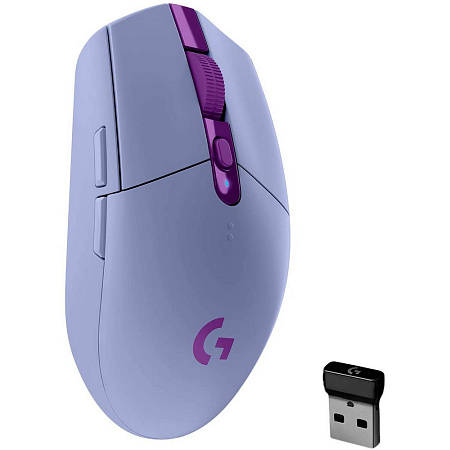 Gaming Wireless Mouse Logitech G305, 12k dpi, 6 buttons, 400IPS, 40G, 99g, 1000Hz, 250h, Ambidextrou