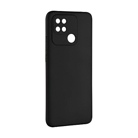 Helmet Case Liquid Silicone Redmi 10C, Black