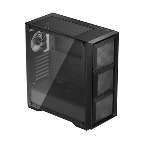 Case ATX Deepcool MATREXX 50 MESH 4FS, w/o PSU, 4x120mm RGB, 2xUSB2.0, USB3.0, Front Mesh, Tempered 