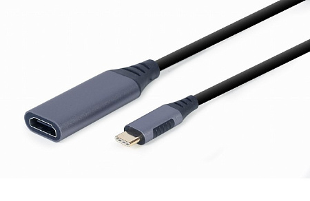 Adapter  Type-C to HDMI socket 0.15m Cablexpert, up to 4K at 60 Hz, A-USB3C-HDMI-01