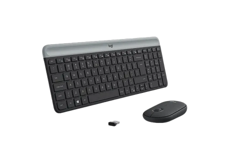 Wireless Keyboard & Mouse Logitech MK470, Compact, Ultra thin, Scissor keys, Quiet typing, 1000dpi, 