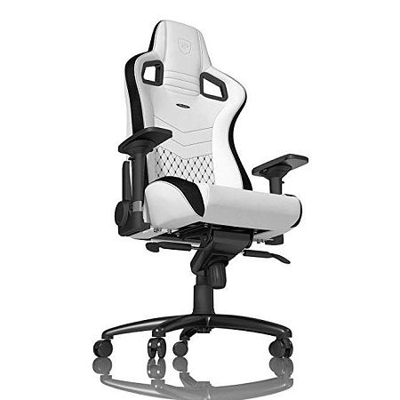 Игровое кресло Noblechairs Epic, Искусственная кожа, Черный/Белый