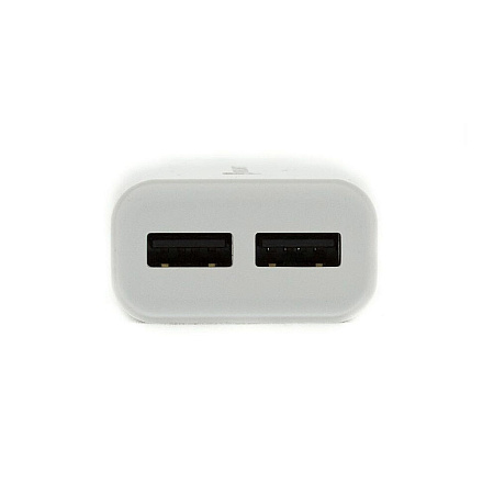 Helmet Wall Charger 2xUSB 2.4A, White