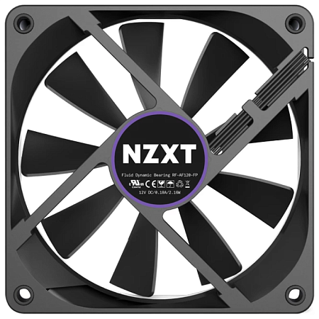PC Case Fan NZXT Aer F120, 120x120x26mm, 22-31dB, 21-63CFM, 500-1500RPM, FDB, 4 Pin