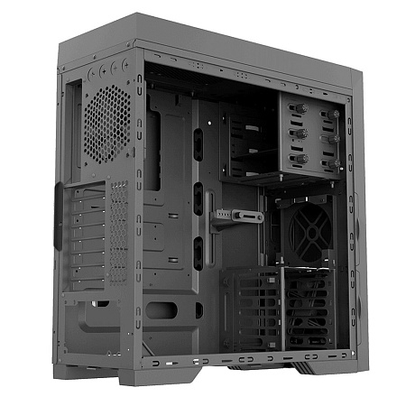Case EATX GAMEMAX Silent Max, w/o PSU, 0.8mm, 6x120mm fans. PWM Hub, Card Reader, Sound Insulation, 