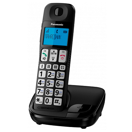 DECT Panasonic KX-TGE110UCB, Black DECT Panasonic KX-TGE110UCB, Black