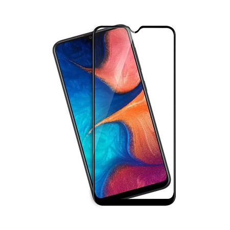 Helmet Diamond Glass 4D Samsung A20, Black