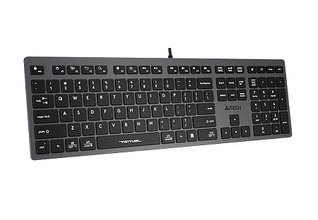 Keyboard A4Tech FX50, 12 Fn keys, Ultra Slim, Low Profile, X-Key Structure, Splash Proof, Silk Print
