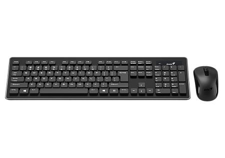 Wireless Keyboard & Mouse Genius SlimStar 8005, Ultra thin and light, Quiet typin, Dust-proof, 1000d