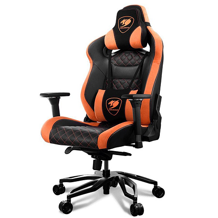 Gaming Chair Cougar ARMOR TITAN PRO Black/Orange, User max load up to 160kg / height 160-195cm
