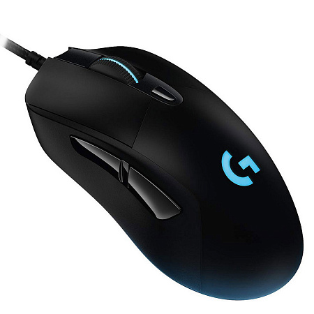 Gaming Mouse Logitech G403, 100-25600 dpi, 6 buttons, 400IPS, 40G, 87.3g+10g, 1000Hz, Ergonomic, RGB