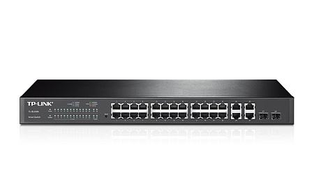 24-port 10/100Mbps Switch  TP-LINK "TL-SL2428", 4-port 10/100/1000Mbps, 2xSFP Combo Slot