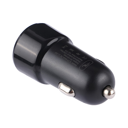 SKYDOLPHIN Car Charger 2*USB-A 15W SZ29, Black SKYDOLPHIN Car Charger 2*USB-A 15W SZ29, Black