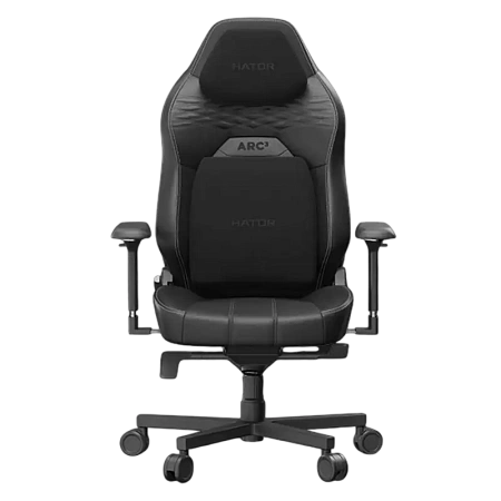 Игровое кресло HATOR Arc 3 S, Искусственная кожа, Чёрный