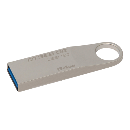 USB Flash накопитель Kingston DataTraveler SE9 G2, 64Гб, Серебристый