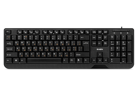Keyboard & Mouse SVEN KB-S330C, Fn keys, Splash proof, 1200 dpi, 3 buttons, 1.5m, USB, EN/RU, Black Keyboard & Mouse SVEN KB-S330C, Fn keys, Splash proof, 1200 dpi, 3 buttons, 1.5m, USB, EN/RU, Black