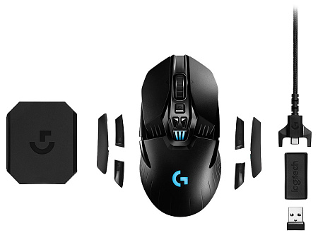 Gaming Wireless Mouse Logitech G903, 25, 6k dpi, 11 buttons, 400IPS, 40G, 110g.+10g, 1000Hz, 180h, A
