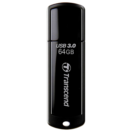 USB Flash накопитель Transcend JetFlash 700, 64Гб, Чёрный