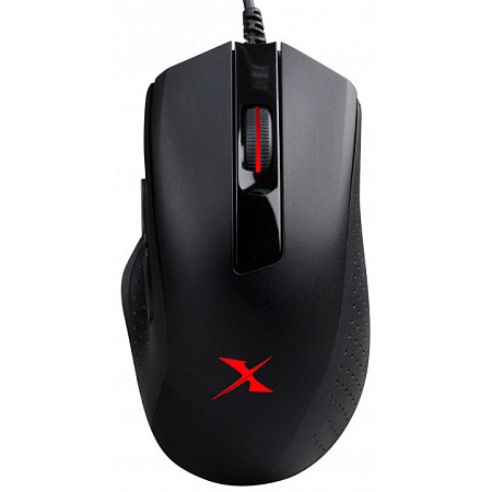 Gaming Mouse Bloody X5 Max, 50-10000 dpi, 5 buttons, 250IPS, 35G, Ergonomic, Rubber Grips, UV surfac