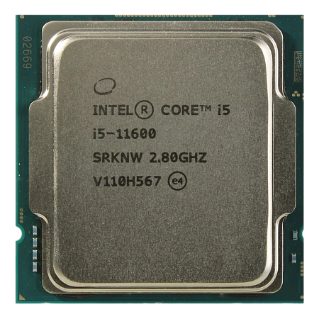 CPU Intel Core i5-11600 2.8-4.8GHz (6C/12T, 12MB, S1200,14nm, Integ. UHD Graphics 750, 65W) Box CPU Intel Core i5-11600 2.8-4.8GHz (6C/12T, 12MB, S1200,14nm, Integ. UHD Graphics 750, 65W) Box