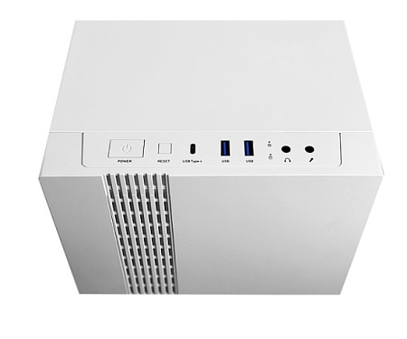 Case ATX Chieftec UK-02W-OP, w/o PSU, 0.5mm, Front Mesh, Dust filter, 2xUSB3.0, 1xUSB-C, 2x2.5", 1x3