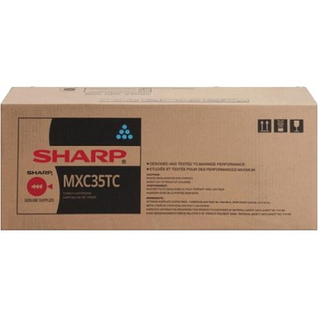 Toner Sharp MX-C35TC, Cyan