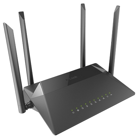 Wi-Fi AC Dual Band D-Link Router, "DIR-825/RU/R2A", 1167Mbps, Gbit Ports, MU-MIMO, USB2.0