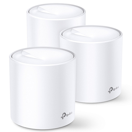 Whole-Home Mesh Dual Band Wi-Fi 6 System TP-LINK, "Deco X60(3-pack)", 3000Mbps, MU-MIMO, Gbit Ports