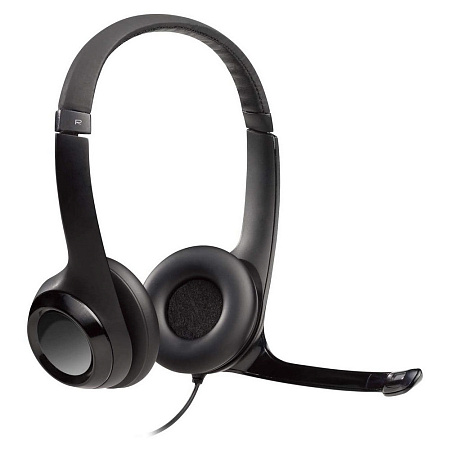 Headset Logitech H390, Mic, Black, USB