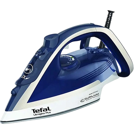 Утюг Tefal Ultragliss Plus FV6812E0, 2800Вт, Синий Утюг Tefal Ultragliss Plus FV6812E0, 2800Вт, Синий