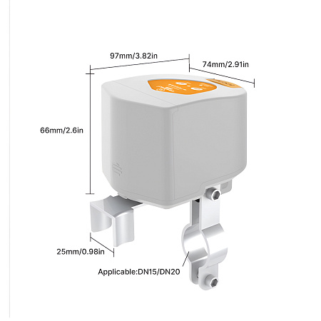 Moes Zigbee Smart Water and Gas Valve 4*AA